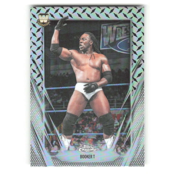 2026 Topps Chrome WWE Diamond Plate Refractor #71 Booker T Legend Wrestling Trading Card