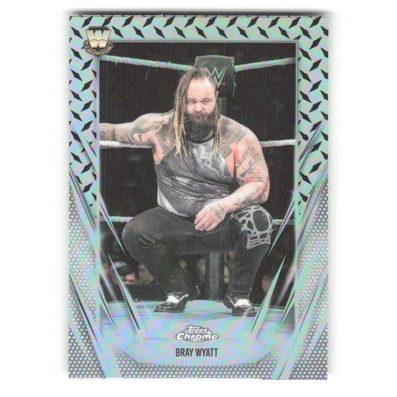 2026 Topps Chrome WWE Diamond Plate Refractor #76 Bray Wyatt Legend Wrestling Trading Card