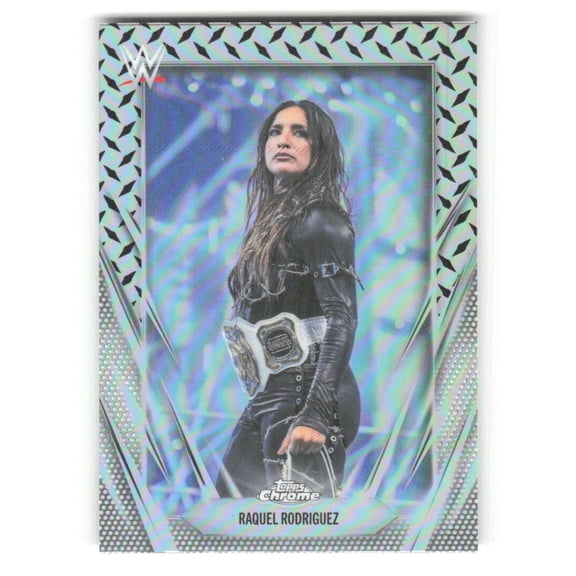 2026 Topps Chrome WWE Diamond Plate Refractor #84 Raquel Rodriguez Raw Wrestling Trading Card
