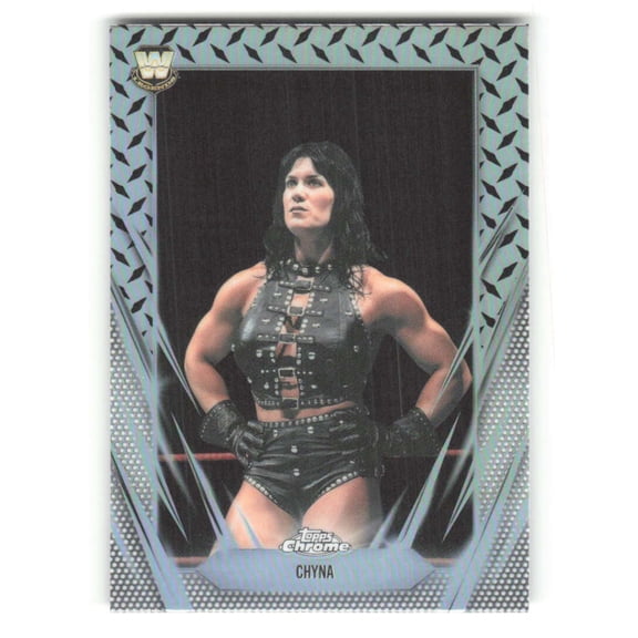 2026 Topps Chrome WWE Diamond Plate Refractor #85 Chyna Legend Wrestling Trading Card