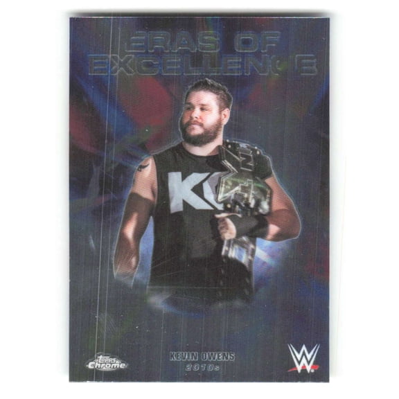 2026 Topps Chrome WWE Eras of Excellence #ERA-17 Kevin Owens SmackDown Wrestling Trading Card