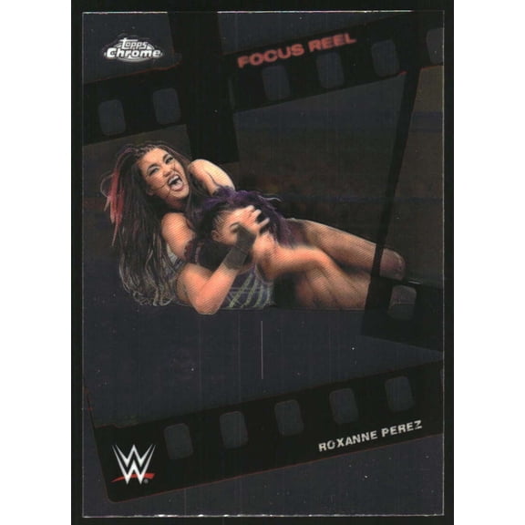 2026 Topps Chrome WWE Focus Reel #FR-3 Roxanne Perez Raw Wrestling Trading Card