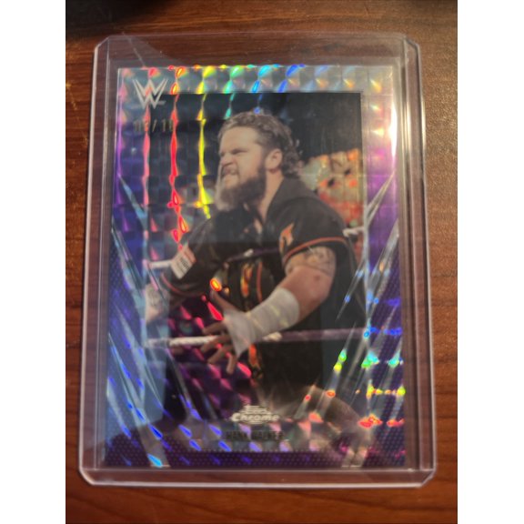 2026 Topps Chrome WWE Hank Walker #195 Chrome Parallel/Variety Base Set