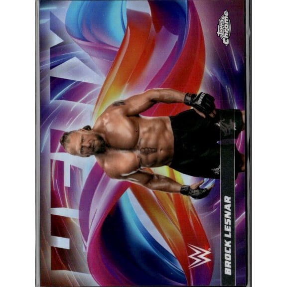 2026 Topps Chrome WWE Helix Brock Lesnar HLX-6 Wrestling Card