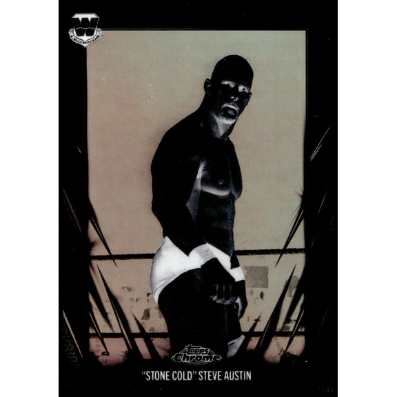 2026 Topps Chrome WWE Legends Stone Cold Steve Austin #7 Wrestling Card