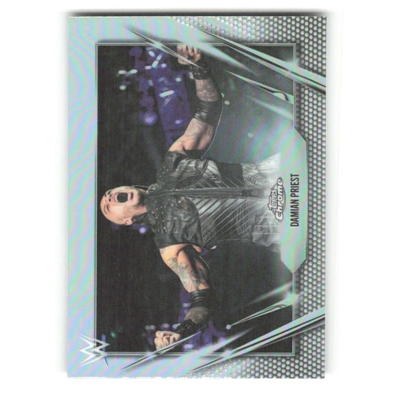 2026 Topps Chrome WWE Refractor #43 Damian Priest SmackDown Wrestling Trading Card