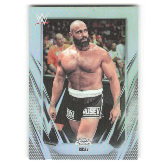 2026 Topps Chrome WWE Refractor #50 Rusev Raw Wrestling Trading Card