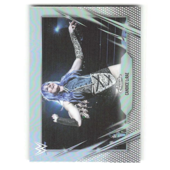 2026 Topps Chrome WWE Refractor #90 Candice LeRae SmackDown Wrestling Trading Card
