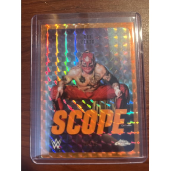 2026 Topps Chrome WWE Rey Fenix #SCO-28 Orange Insert United States WWE Wrestling Trading Card