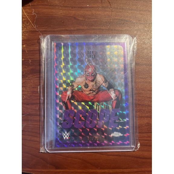 2026 Topps Chrome WWE Rey Fenix #SCO-28 Purple Insert United States WWE Wrestling Trading Card
