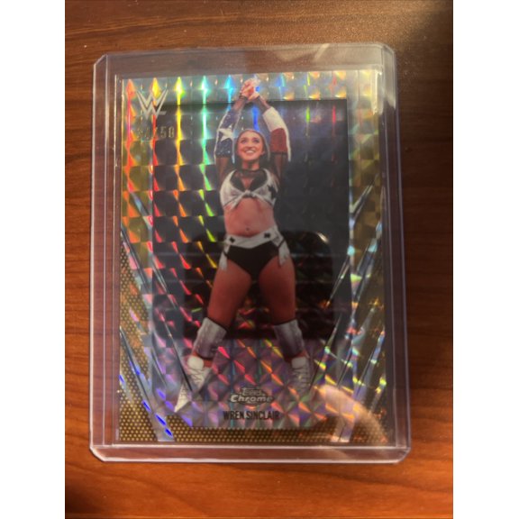 2026 Topps Chrome WWE Wren Sinclair #134 Gold Refractor Parallel/Variety Base Set