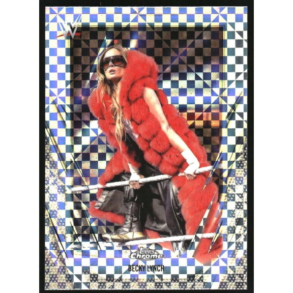2026 Topps Chrome WWE X-Fractor #11 Becky Lynch Raw Wrestling Trading Card