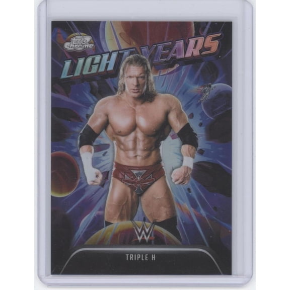 2026 Topps Cosmic Chrome WWE Triple H #LY-7 Light Years Case Hit WWE WWE Wrestling Trading Card