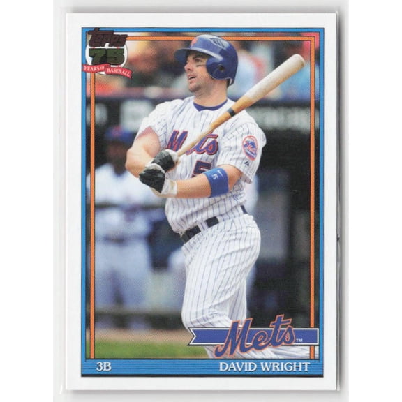 2026 Topps David Wright #T91-66 1991 Topps Baseball 35th Anniversary (Series One)