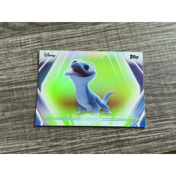 2026 Topps Disney Neon Bruni Insert Exclusive Short Print Parallel/Variety