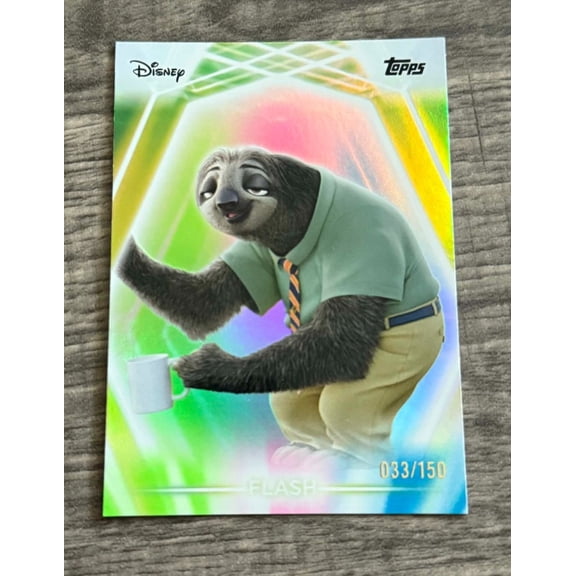 2026 Topps Disney Neon Flash Insert Exclusive Short Print Parallel/Variety