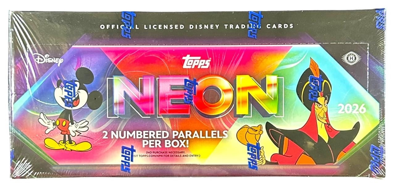 2026 Topps Disney Neon Hobby Box - Walmart.com
