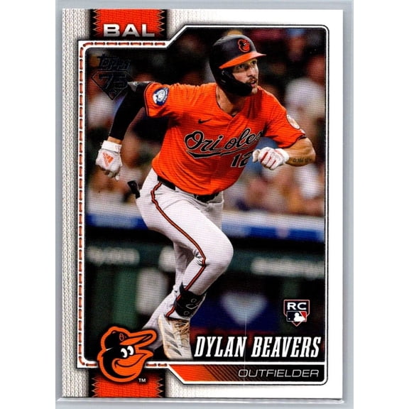 2026 Topps #339 Dylan Beavers RC Near Mint or Better Baseball Card Baltimore Orioles