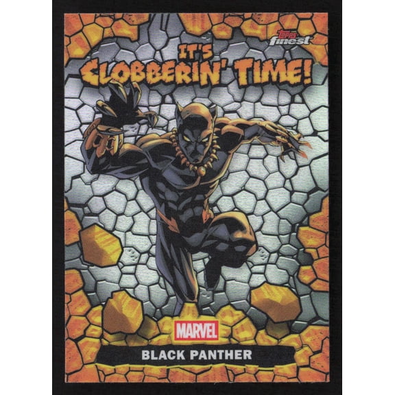 2026 Topps Finest Fantastic Four It's Clobberin' Time! #CT-02