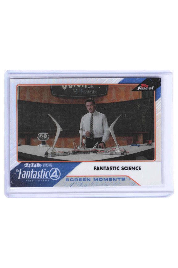 2026 Topps Finest Marvel Studios The Fantastic 4 First Steps Mr. Fantastic Trading Card Screen Moments SM-16