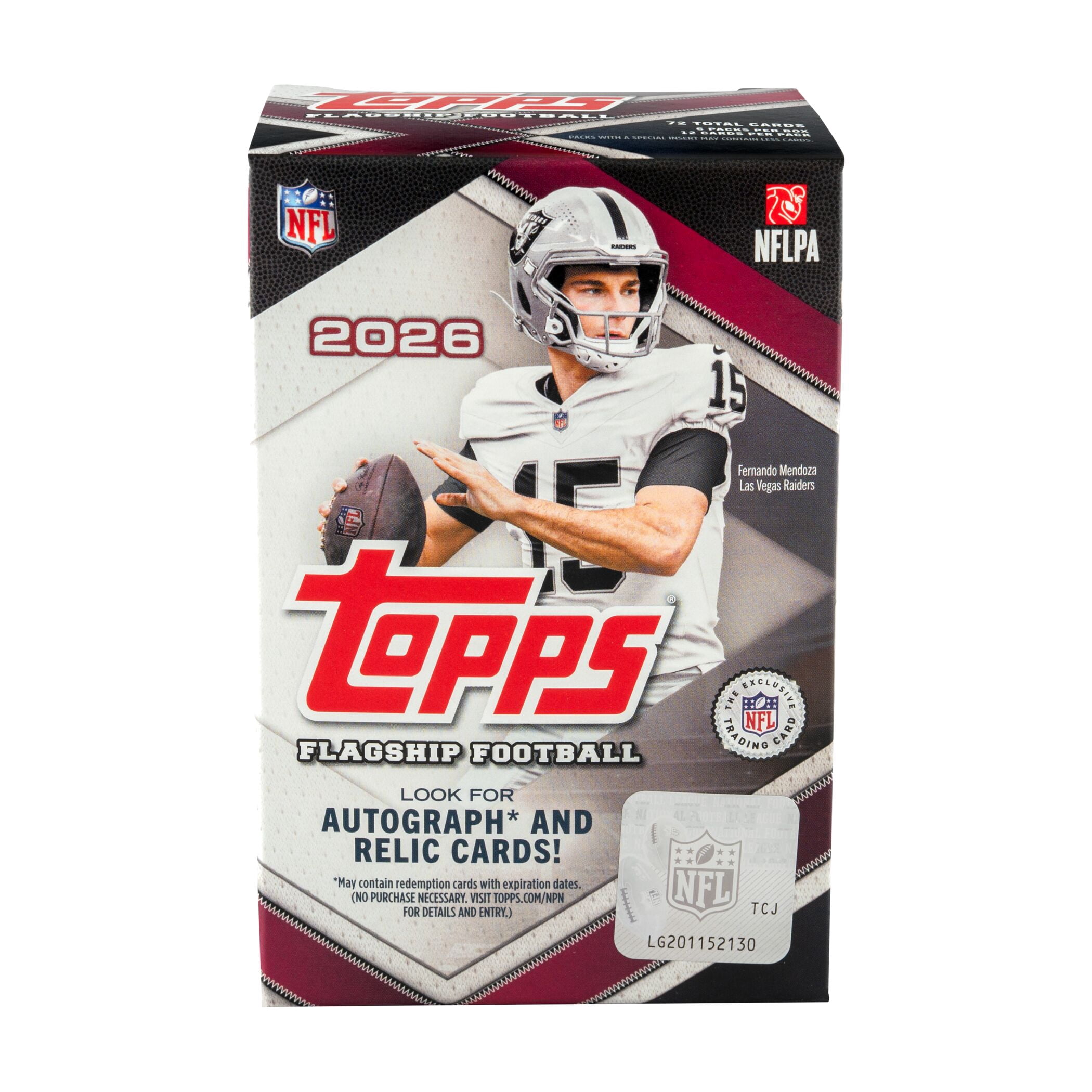 2026 Topps NFL Flagship Football Trading Card Blaster Box
