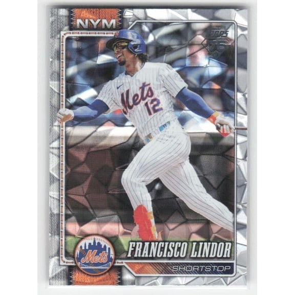 2026 Topps Spring Training Francisco Lindor #123 New York Mets Baseball Card Near Mint