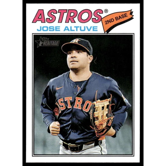 2026 Topps Heritage #11 Jose Altuve Houston Astros MLB Baseball Base Trading Card