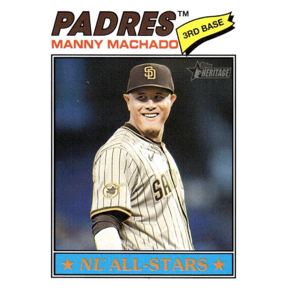 2026 Topps Heritage #143 Manny Machado San Diego Padres  MLB Baseball Base Trading Card