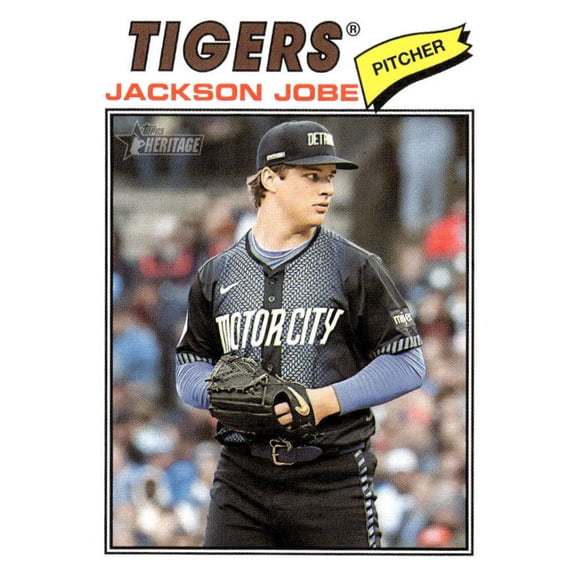 2026 Topps Heritage #164 Jackson Jobe Detroit Tigers  MLB Baseball Base Trading Card