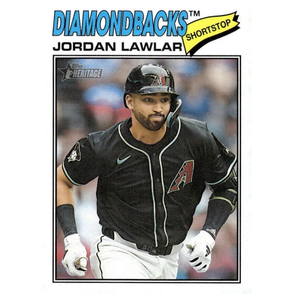 2026 Topps Heritage #172 Jordan Lawlar Arizona Diamondbacks MLB Baseball Base Trading Card