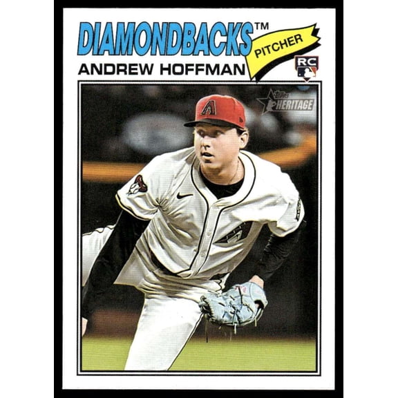 2026 Topps Heritage #211 Andrew Hoffman RC Rookie Arizona Diamondbacks  MLB Baseball Base Trading Card
