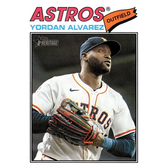 2026 Topps Heritage #25 Yordan Alvarez Houston Astros MLB Baseball Base Trading Card