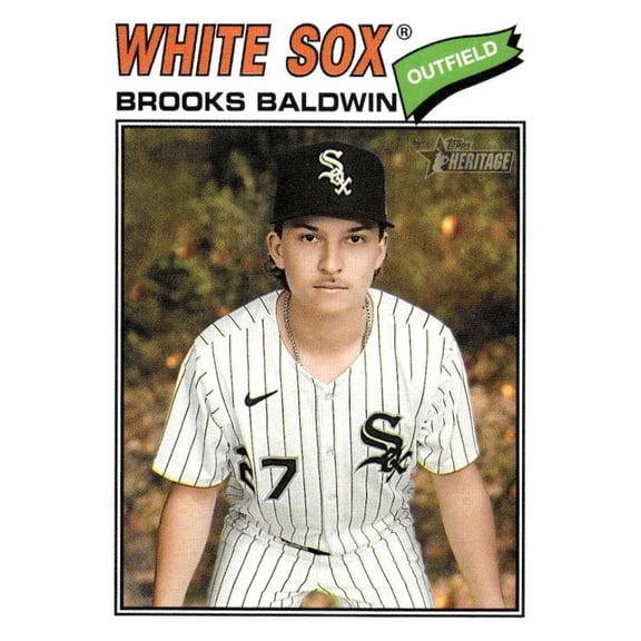 2026 Topps Heritage #274 Brooks Baldwin Chicago White Sox MLB Baseball Base Trading Card