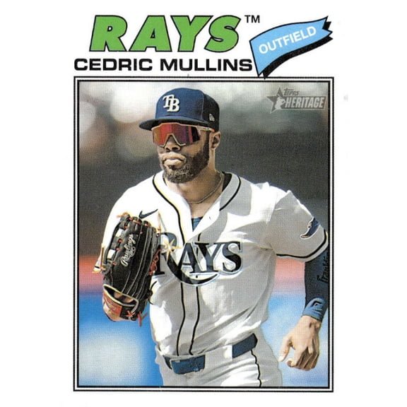 2026 Topps Heritage #284 Cedric Mullins Tampa Bay Rays MLB Baseball Base Trading Card