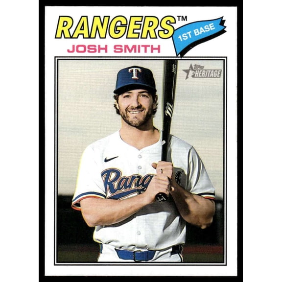 2026 Topps Heritage #301 Josh Smith Texas Rangers MLB Baseball Base Trading Card