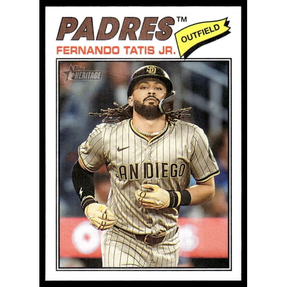 2026 Topps Heritage #322 Fernando Tatis Jr. San Diego Padres  MLB Baseball Base Trading Card