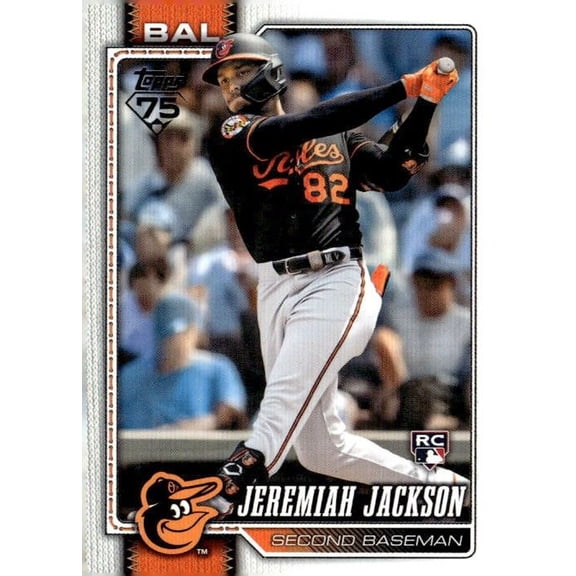 2026 Topps Jeremiah Jackson #277 RC Near Mint Baltimore Orioles Baseball Card
