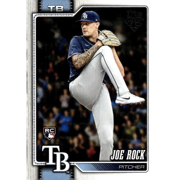 2026 Topps Joe Rock #134 RC Tampa Bay Rays Baseball Card