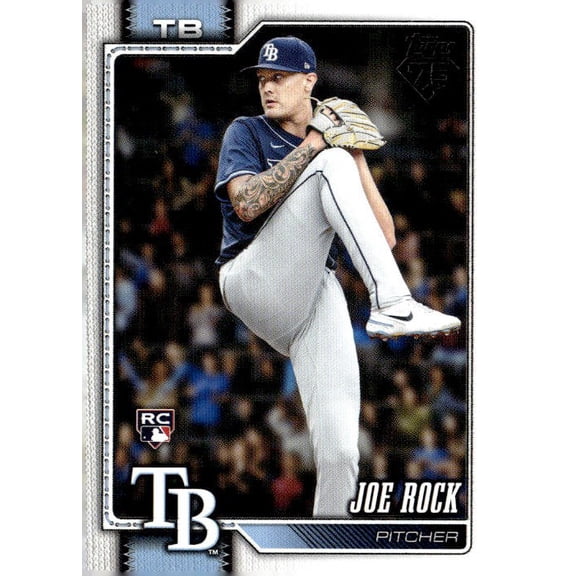 2026 Topps Joe Rock RC #134 Tampa Bay Rays MLB Baseball Trading Card