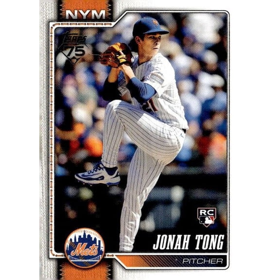 2026 Topps Jonah Tong #4 RC New York Mets Baseball Card