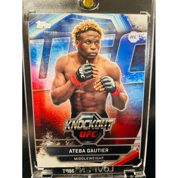 2026 Topps Knockout UFC Ateba Gautier #96 RC Rookie Mixed Martial Arts Card
