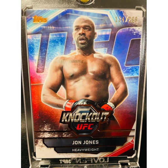 2026 Topps Knockout UFC Jon Jones #14 Red 134/299