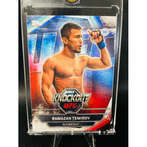 2026 Topps Knockout UFC Ramazan Temirov #52 RC Flyweight MMA Card Flyweight UFC MMA Trading Card