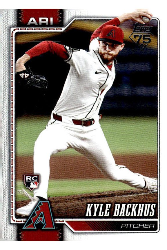 2026 Topps Kyle Backhus #21 RC Arizona Diamondbacks Baseball Card