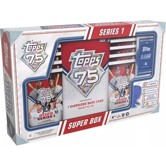 2026 Topps MLB Series 1 Baseball Trading Card Super Box