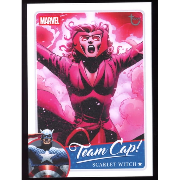 2026 Topps Marvel Captain America 75th Anniversary Team Cap Scarlet Witch TC-23