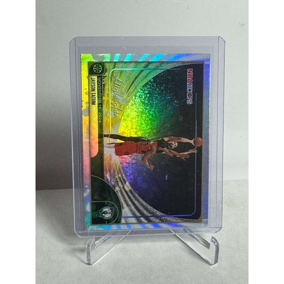 2026 Topps NBA Hoops Highlights Silver Holofoil Jayson Tatum Celtics #263 Boston Celtics NBA Basketball Trading Card