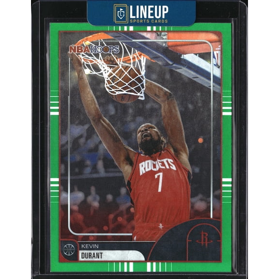 2026 Topps NBA Hoops Kevin Durant #221 Green Houston Rockets NBA Basketball Trading Card