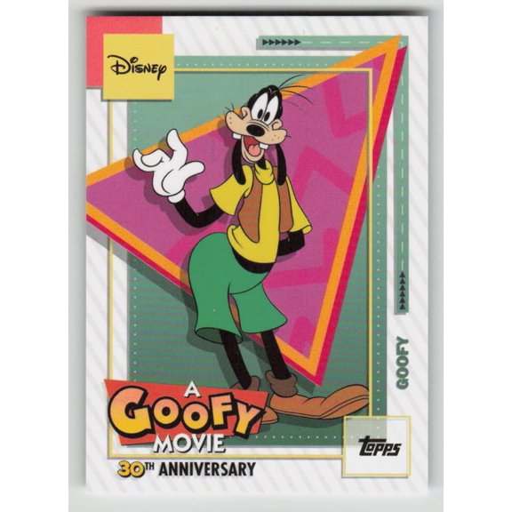 Near Mint 2026 Topps Neon AGM-1 Goofy Disney Trading Card