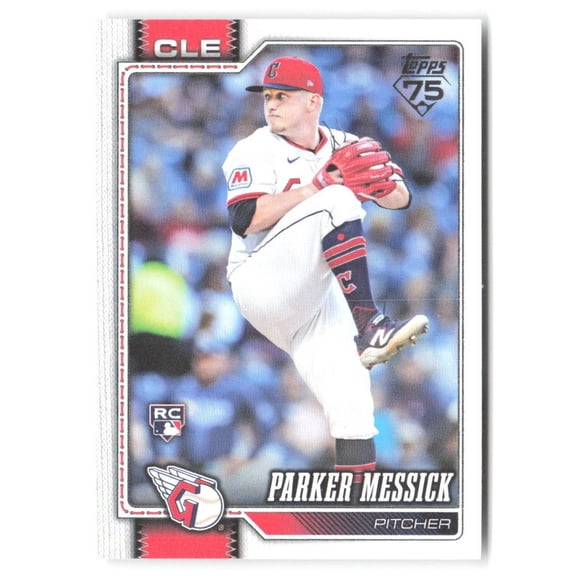 2026 Topps Parker Messick #67 RC Cleveland Guardians Baseball Card